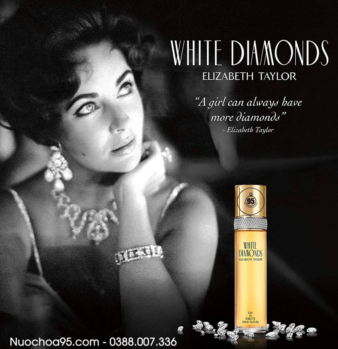 Nước hoa Elizabeth Taylor  White Diamonds - Ảnh 1