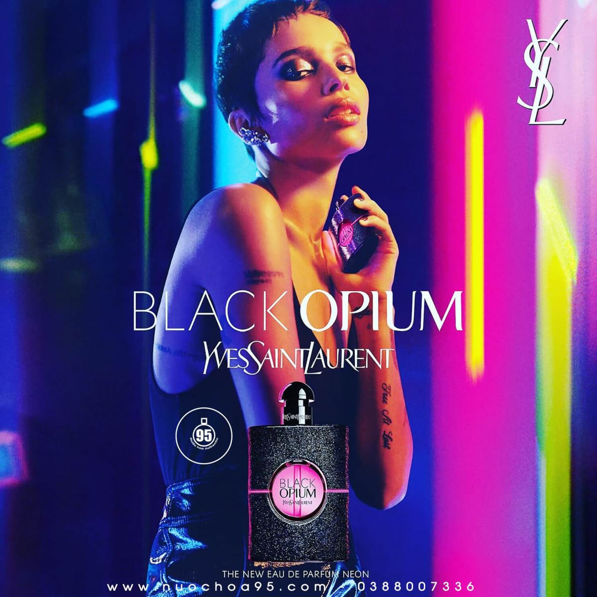 Nước hoa Yves Saint Laurent Black Opium Neon - Ảnh 1
