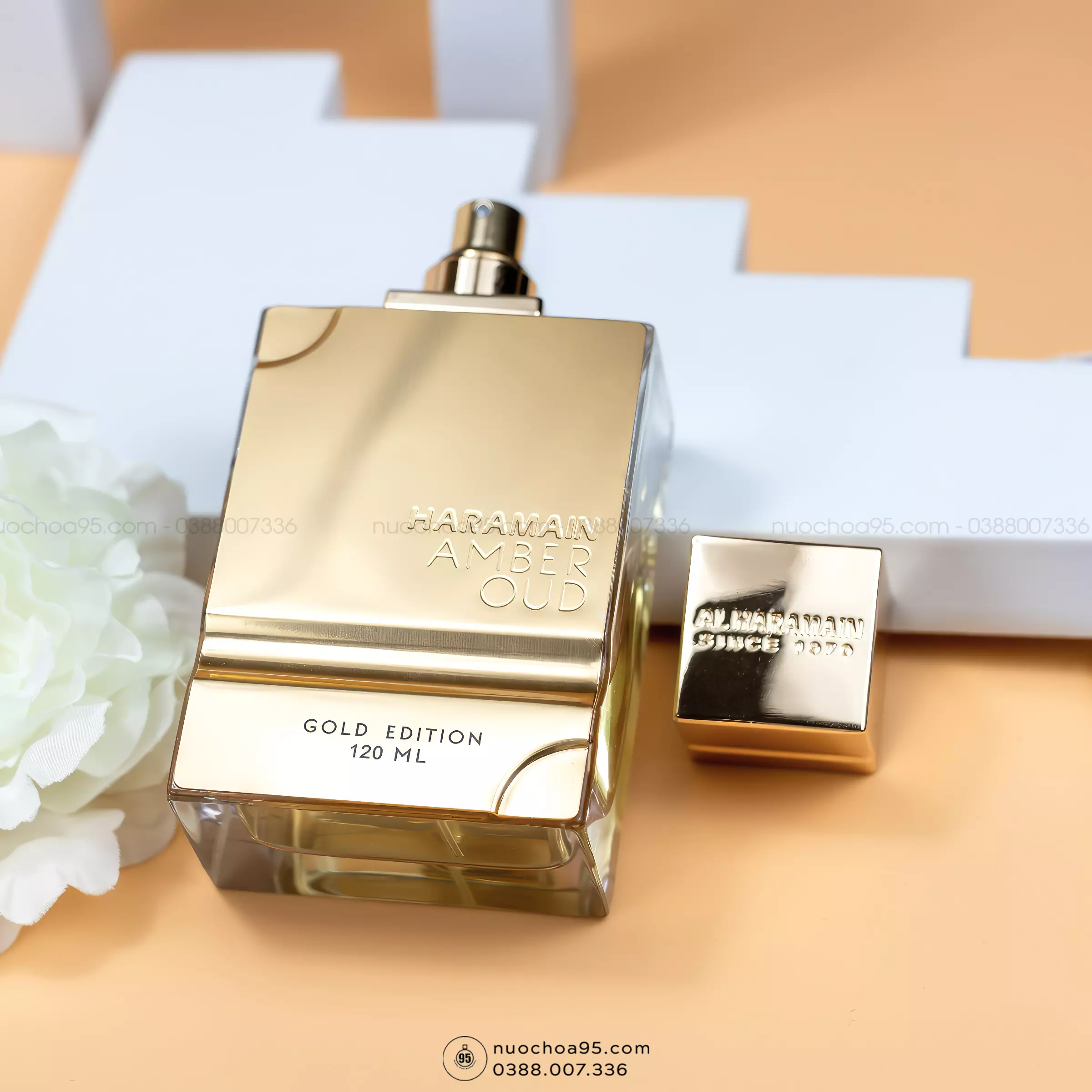 Nước hoa Amber Oud Gold Edition Al Haramain - Ảnh 1