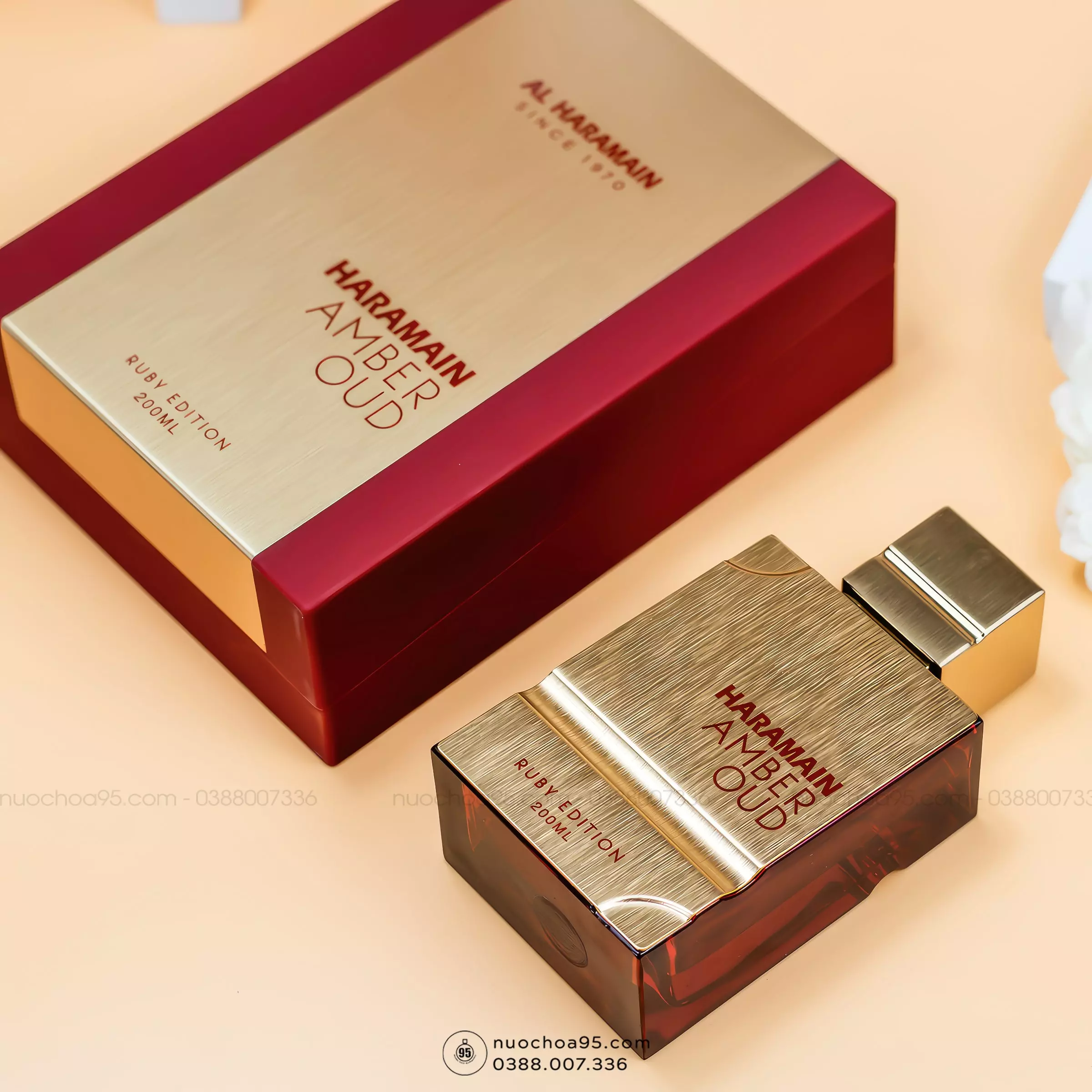 Nước hoa Amber Oud Ruby Edition Al Haramain - Ảnh 1
