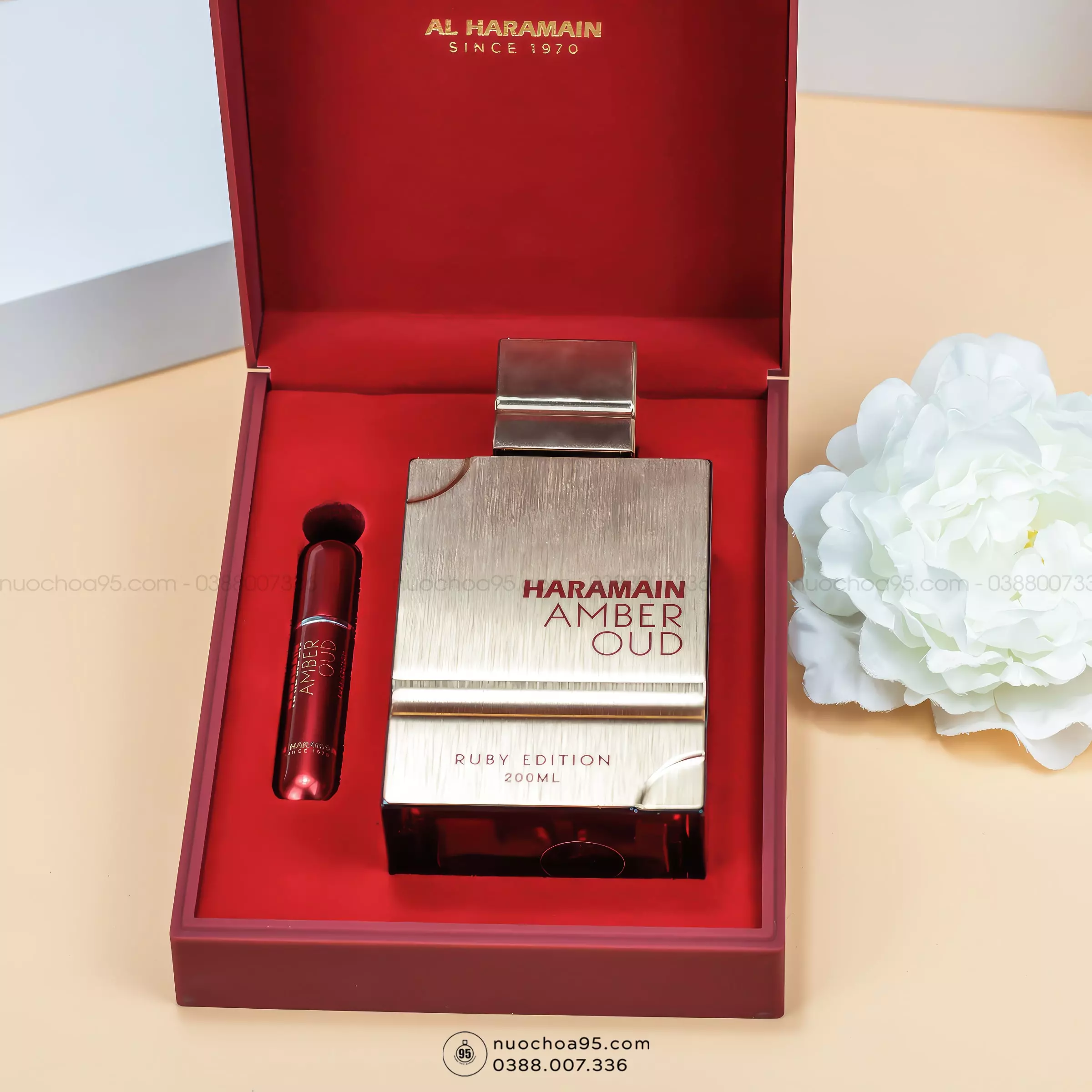 Nước hoa Amber Oud Ruby Edition Al Haramain - Ảnh 3