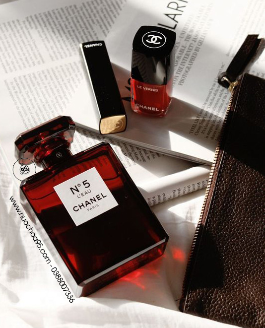 Nước hoa Chanel N5 LEau Red Limited Edition  Hadi Beauty