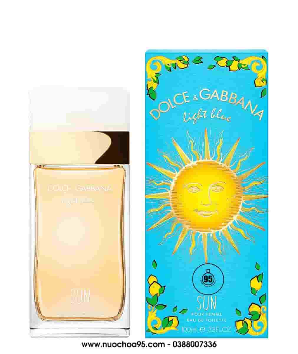 Nước hoa nữ DG Light Blue Sun của hãng DOLCE GABBANA
