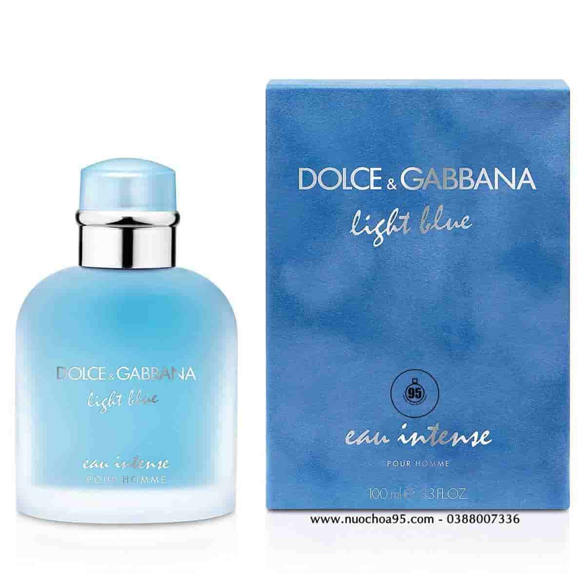 Nước hoa nam DG Light Blue Eau Intense Pour Homme của hãng DOLCE GABBANA