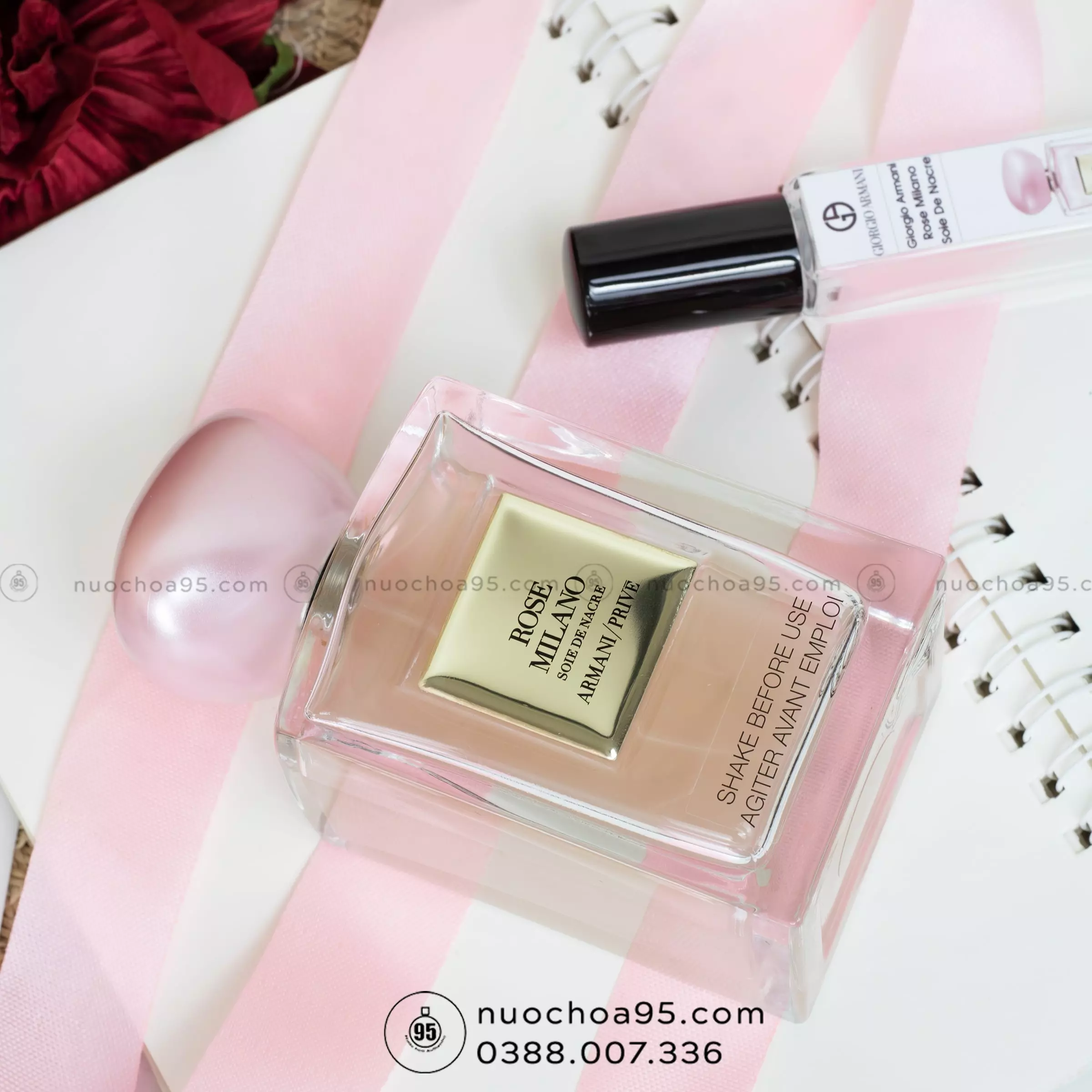 Nước hoa Giorgio Armani Rose Milano Soie De Nacre - Ảnh 1