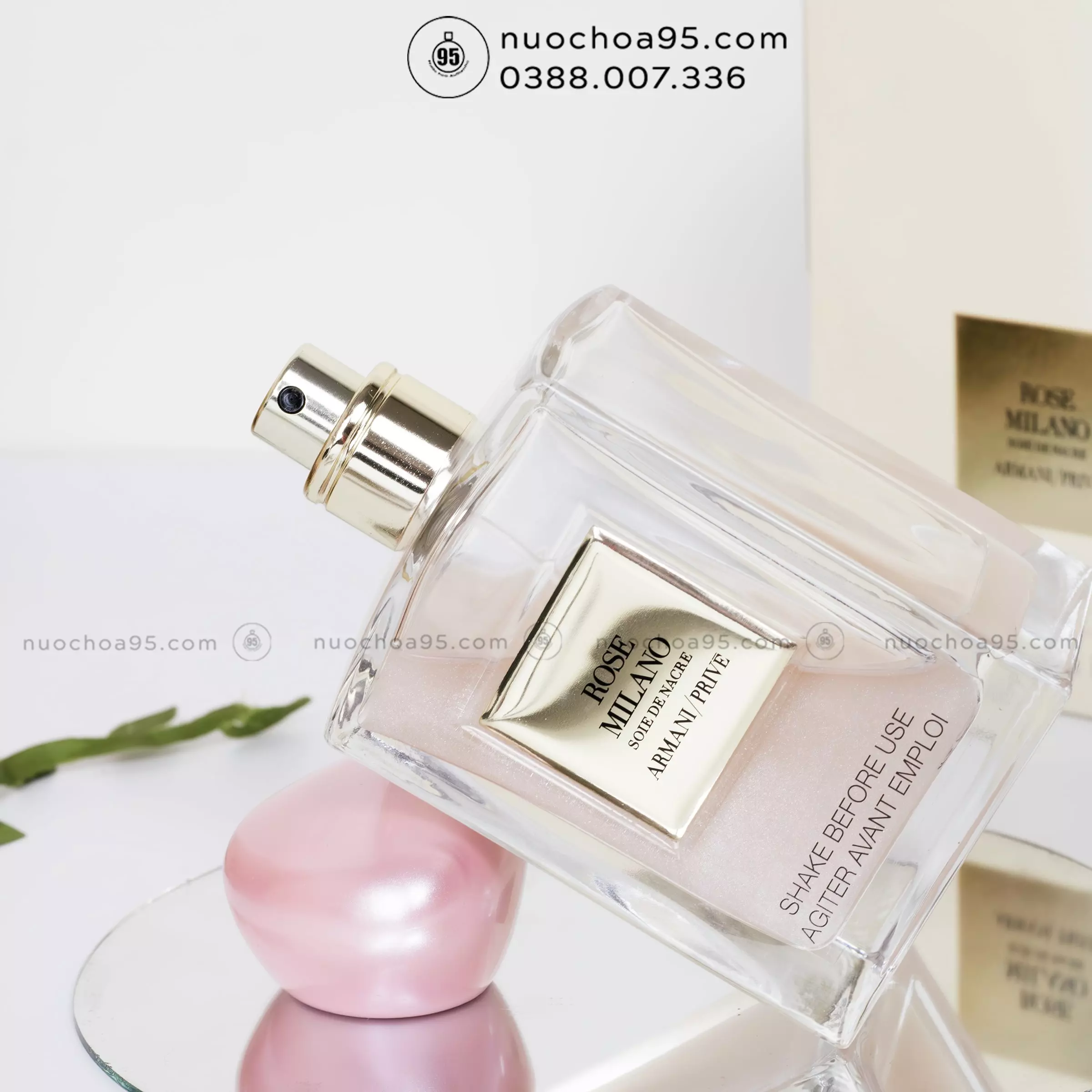 Nước hoa Giorgio Armani Rose Milano Soie De Nacre - Ảnh 3