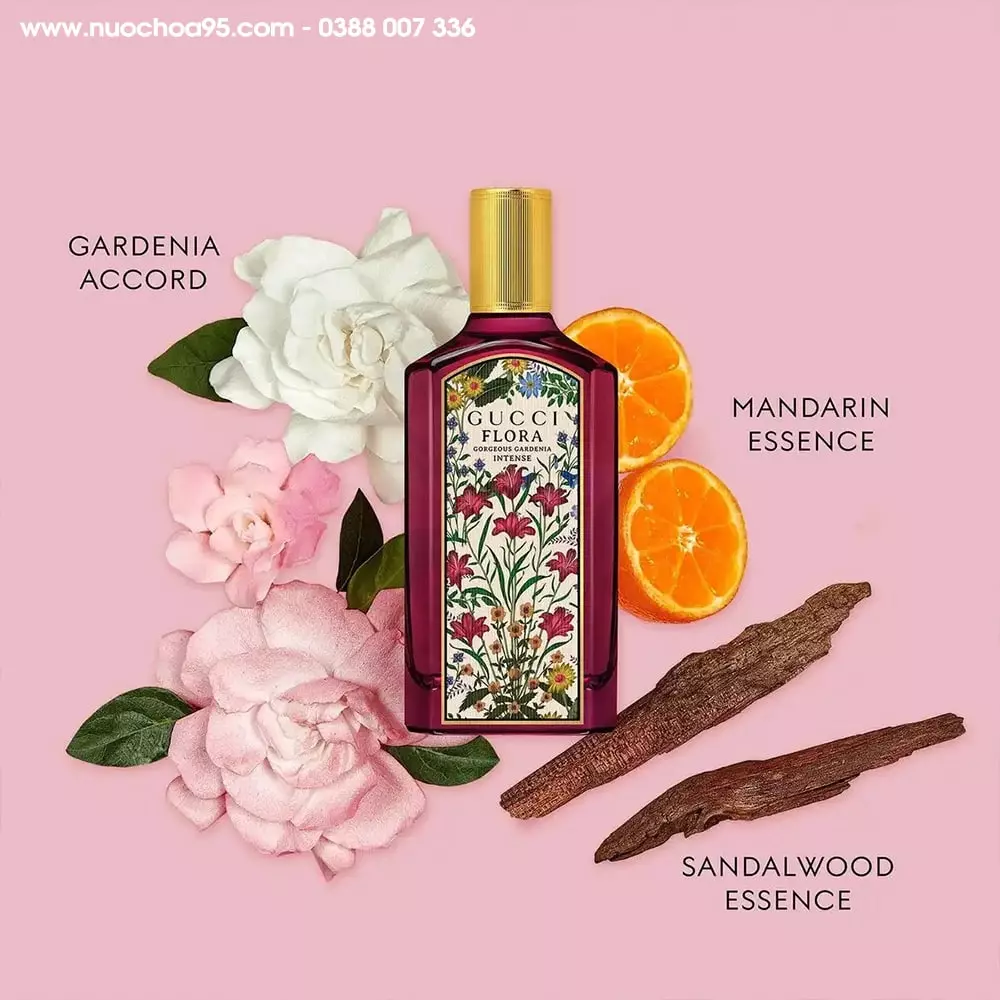 Nước hoa Gucci Flora Gorgeous Gardenia Intense EDP - Ảnh 3