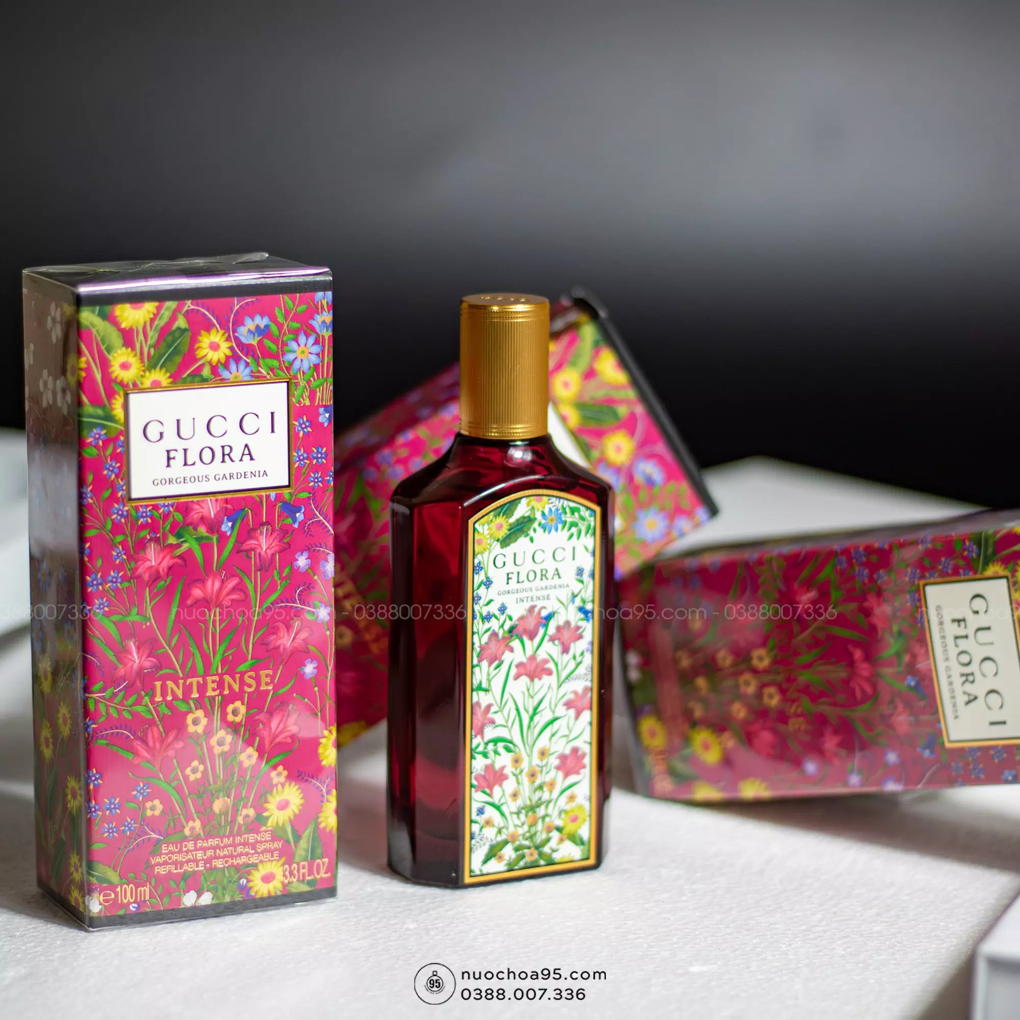 Nước hoa Gucci Flora Gorgeous Gardenia Intense EDP - Ảnh 2