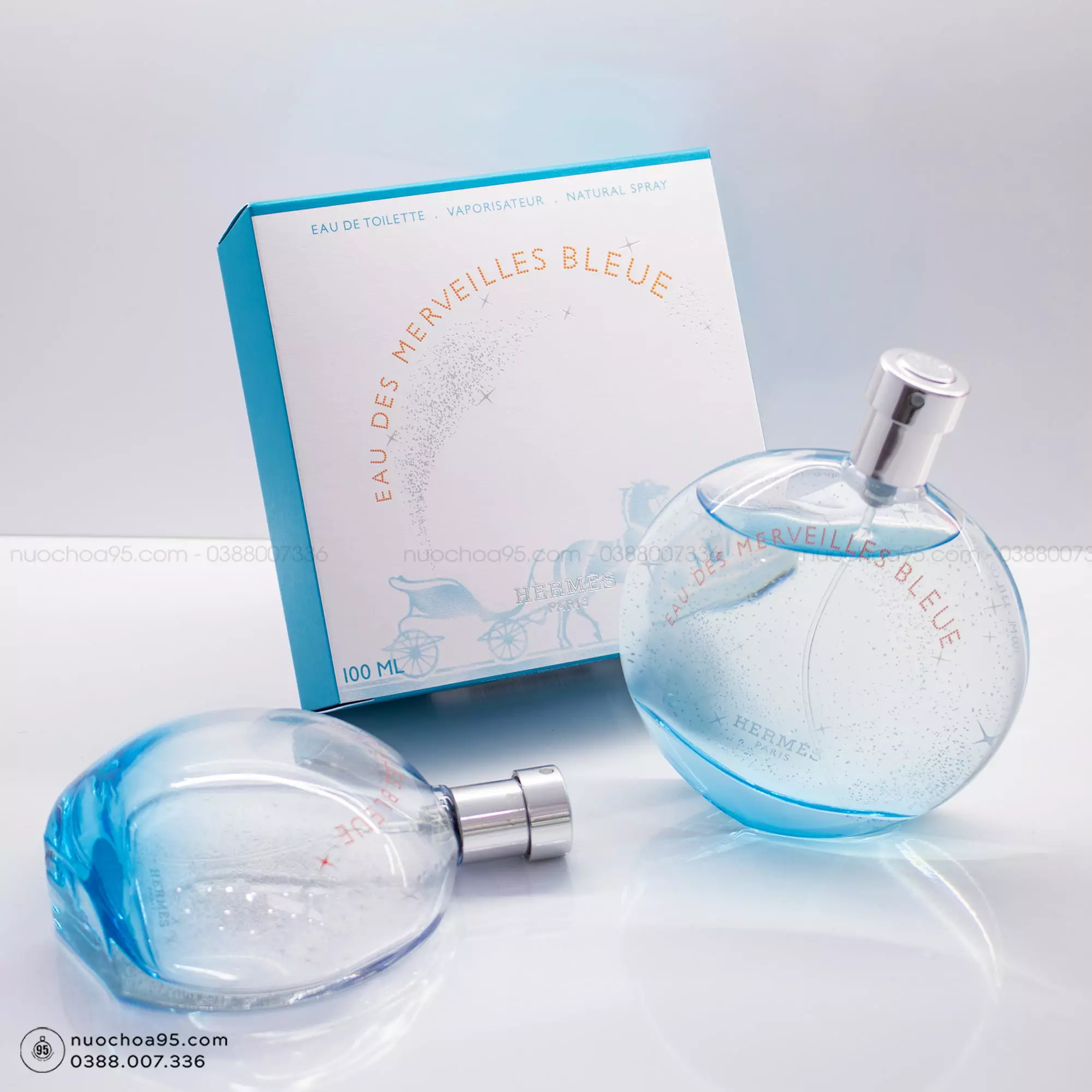 Nước hoa nữ Eau des Merveilles Bleue Nước hoa Hermes Eau des Merveilles Bleue - Ảnh 1