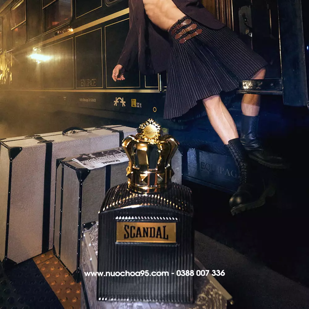 Nước hoa Jean Paul Gaultier Scandal Pour Homme EDP Intense - Ảnh 3