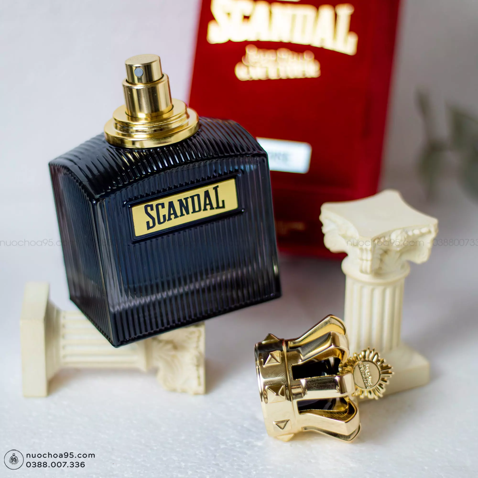 Nước hoa Jean Paul Gaultier Scandal Pour Homme EDP Intense - Ảnh 3