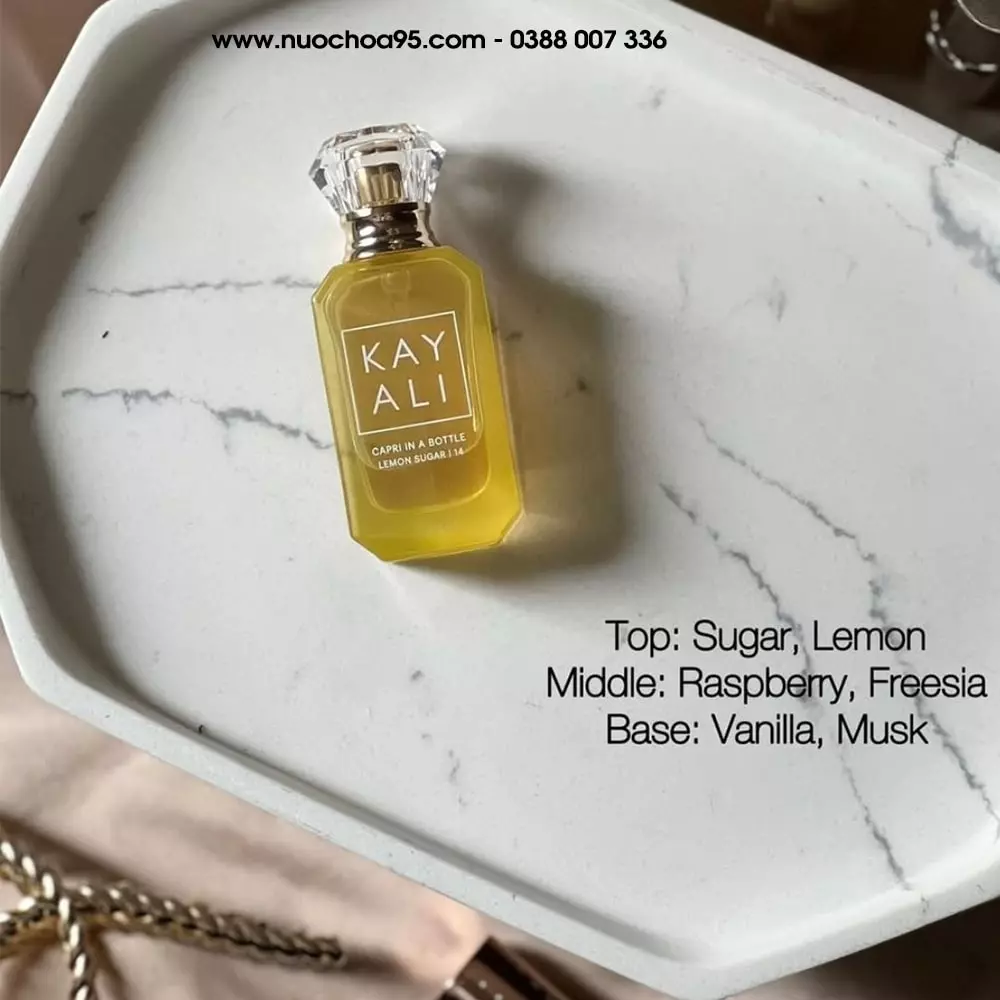 Nước hoa Kayali Capri in a Bottle Lemon Sugar 14 Eau De Parfum - Ảnh 2