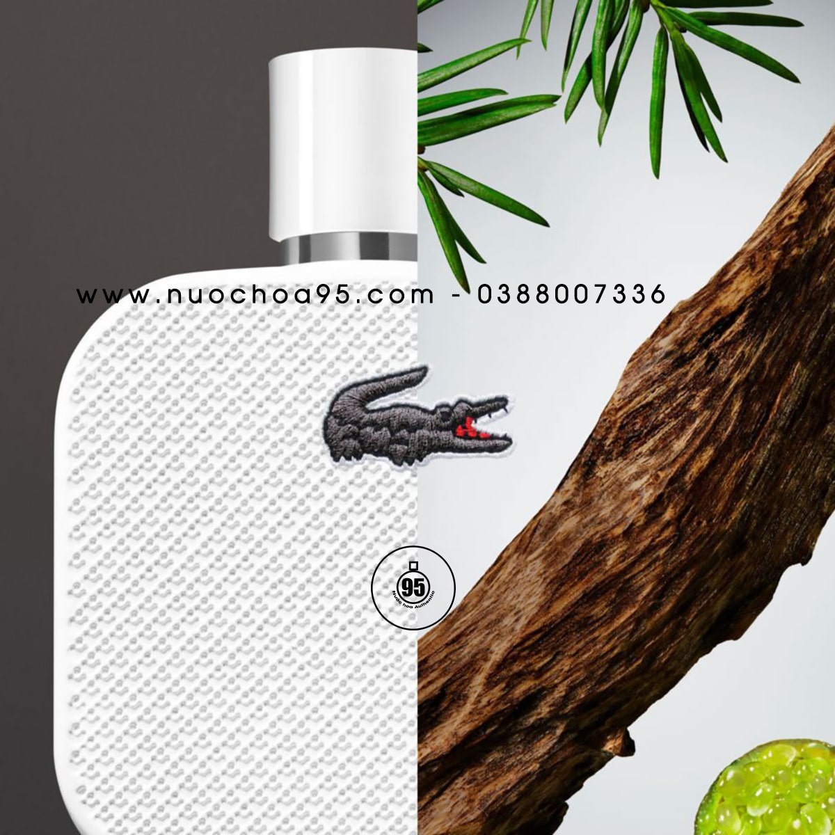 Nước hoa Lacoste L.12.12 Blanc Eau De Parfum - Ảnh 2