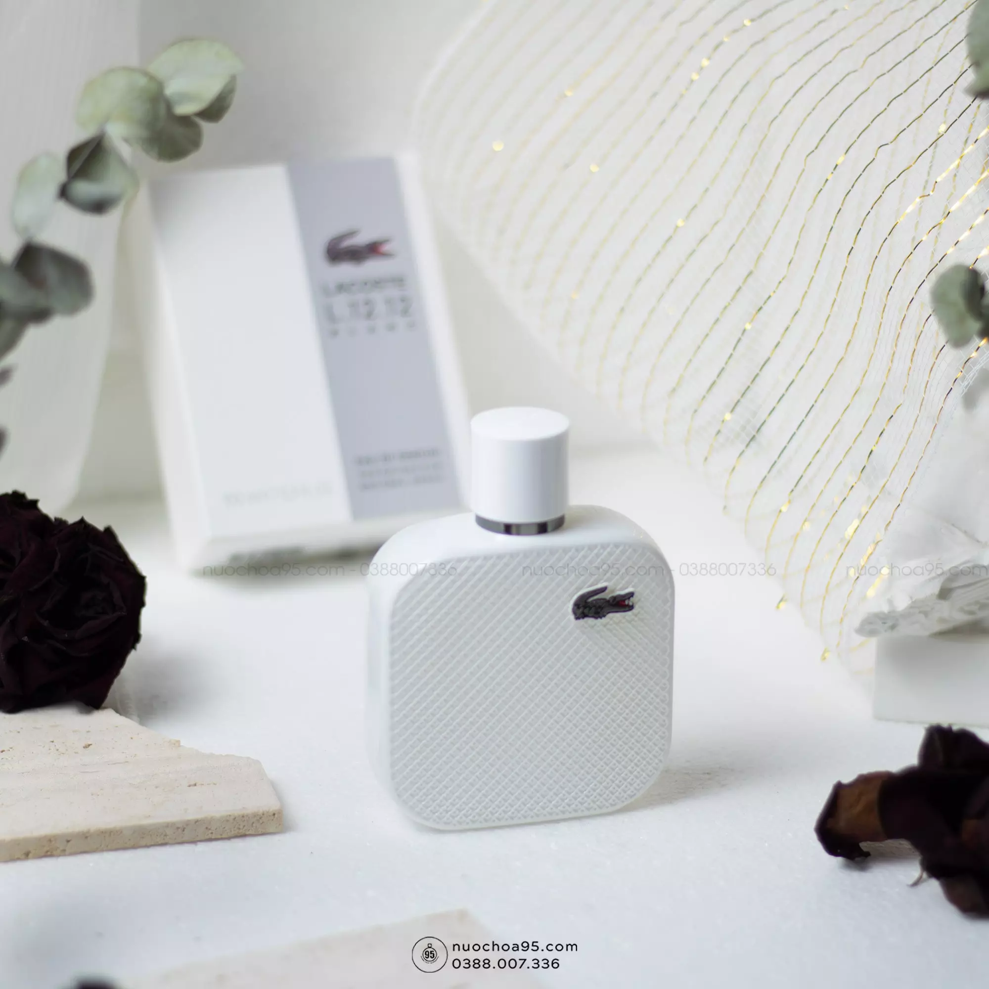 Nước hoa Lacoste L.12.12 Blanc Eau De Parfum - Ảnh 1