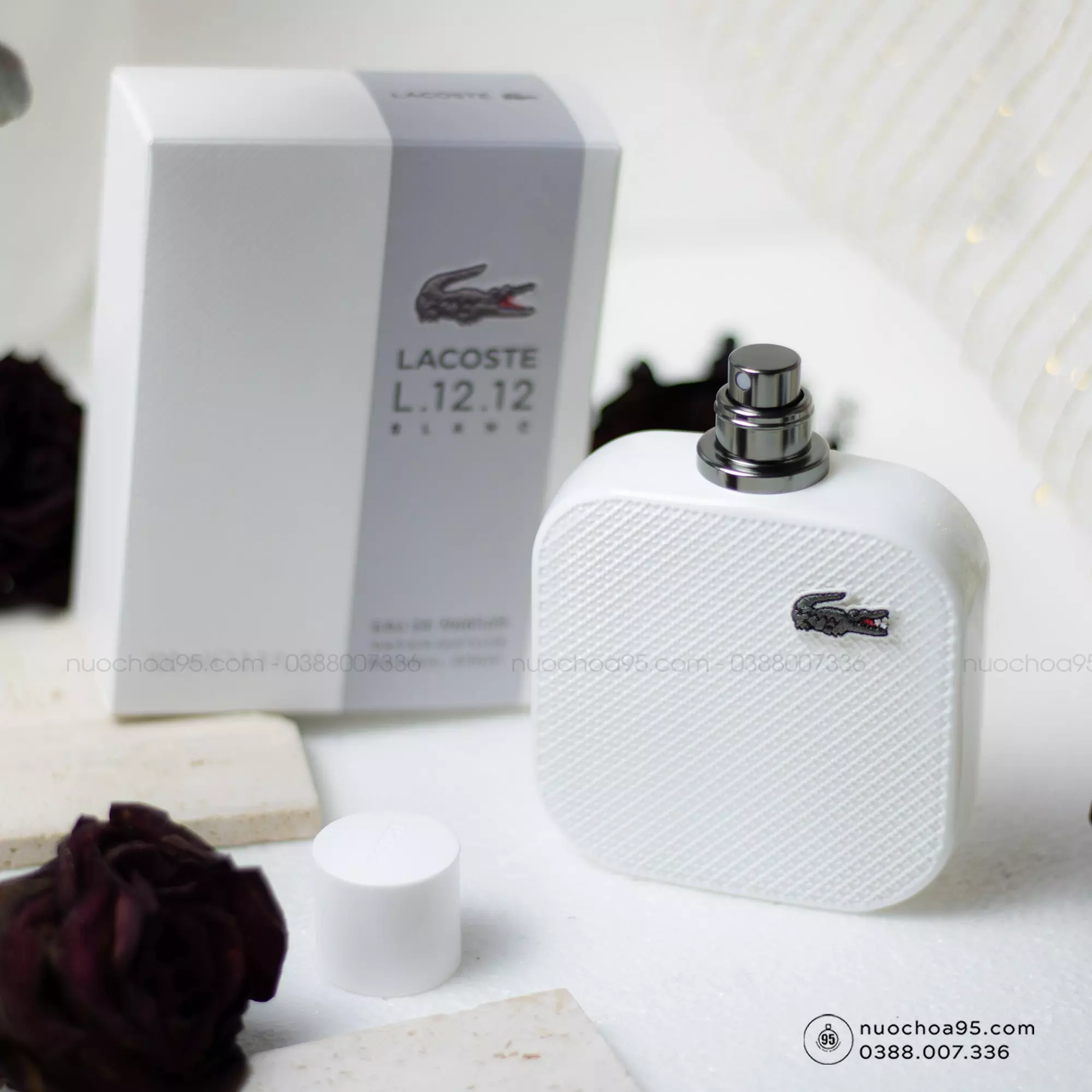 Nước hoa Lacoste L.12.12 Blanc Eau De Parfum - Ảnh 3