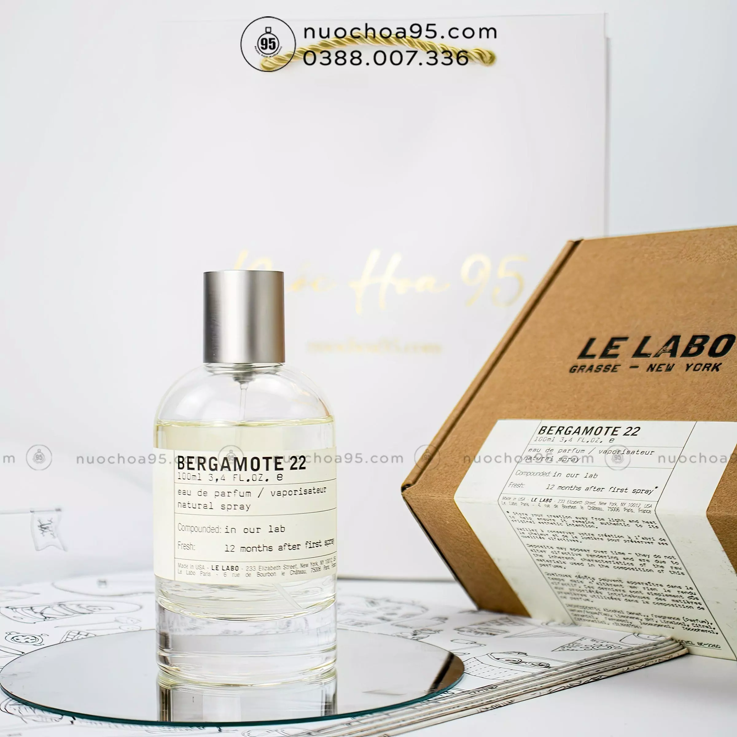 Nước hoa Le Labo Bergamote 22 - Ảnh 1