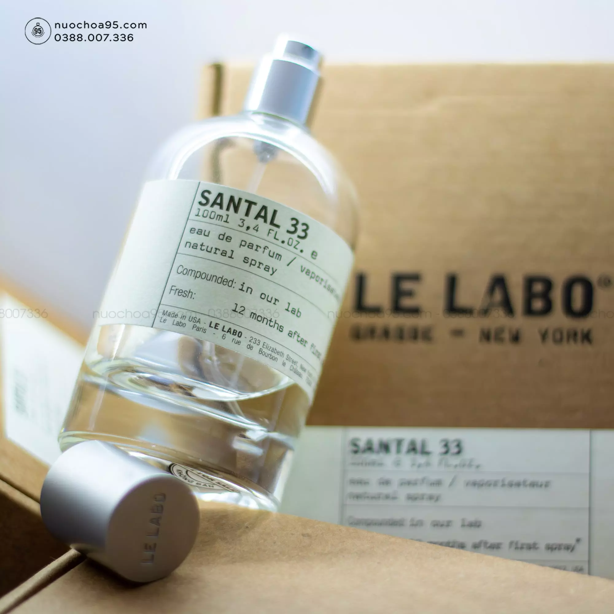 Nước hoa Le Labo Santal 33 EDP - Ảnh 1