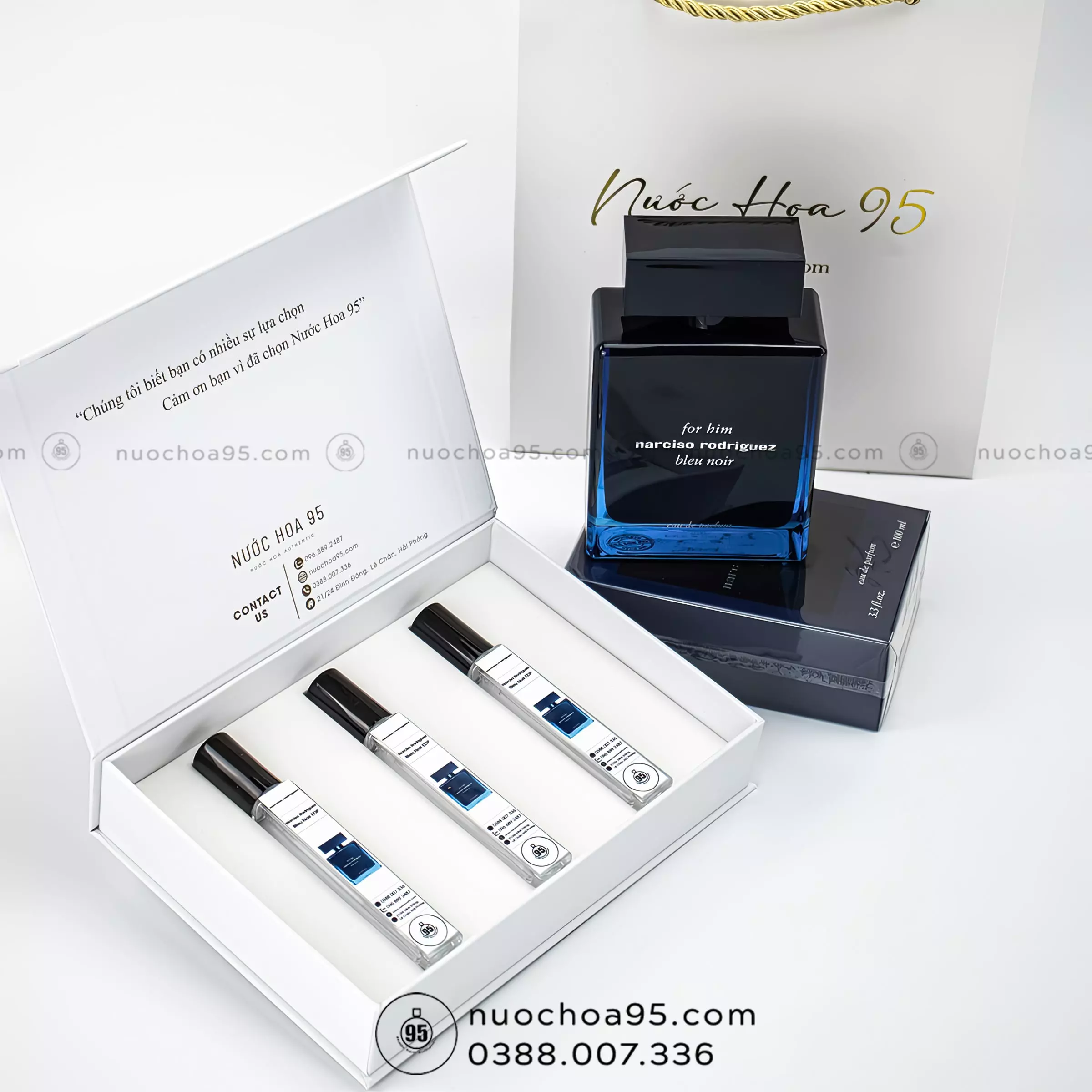 Bleu Noir For Him EDP Nước hoa Narciso Rodriguez For Him Bleu Noir EDP - Ảnh 2