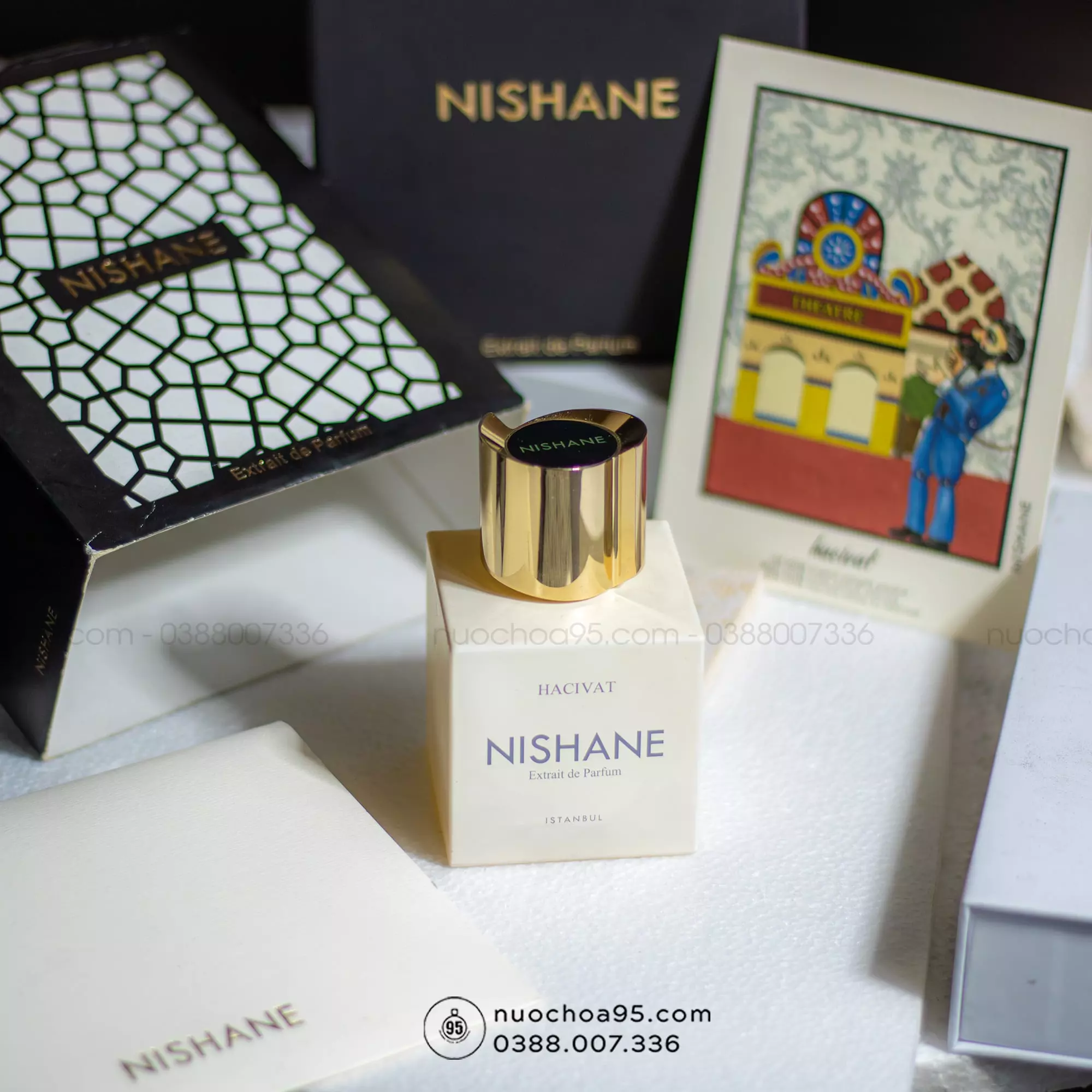 Nước hoa unisex Nishane Hacivat Extrait De Parfum Nước hoa Nishane Hacivat Extrait De Parfum - Ảnh 2