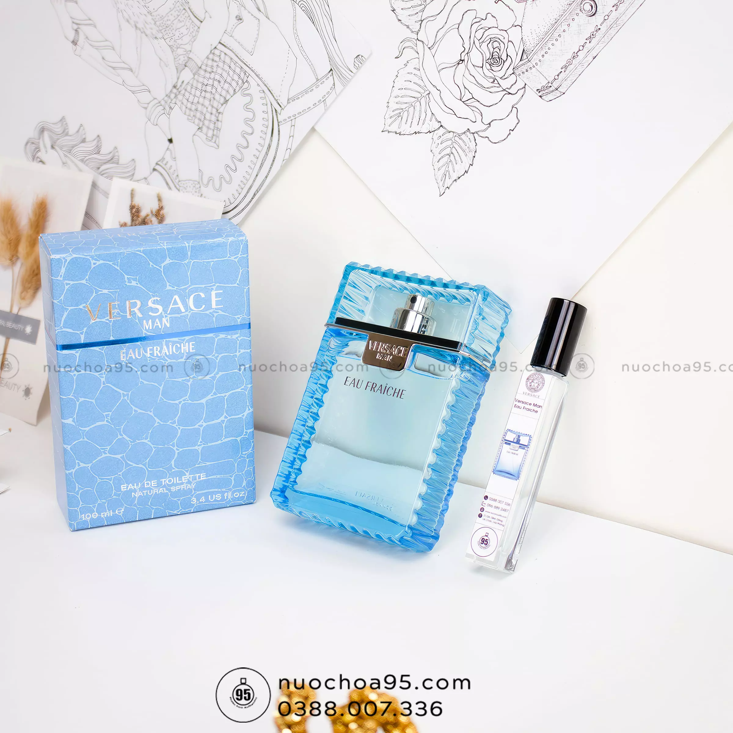 Nước hoa Versace Man Eau Fraiche  - Ảnh 1