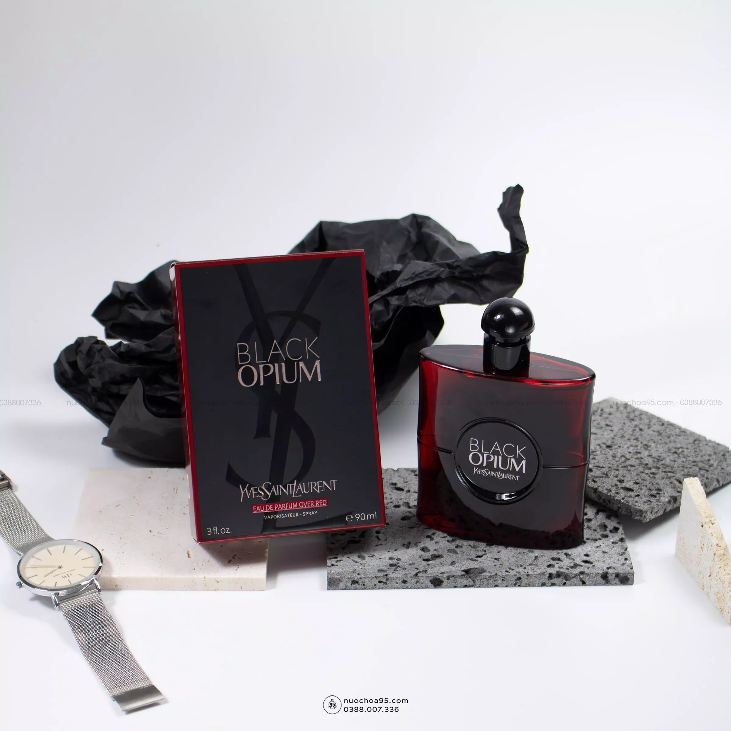 Nước hoa Yves Saint Laurent Black Opium Over Red EDP - Ảnh 2