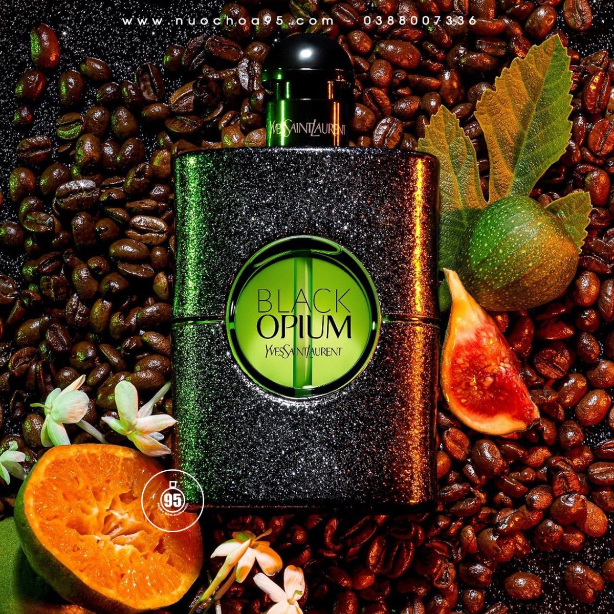 Nước hoa Yves Saint Laurent Black Opium Illicit Green - Ảnh 2