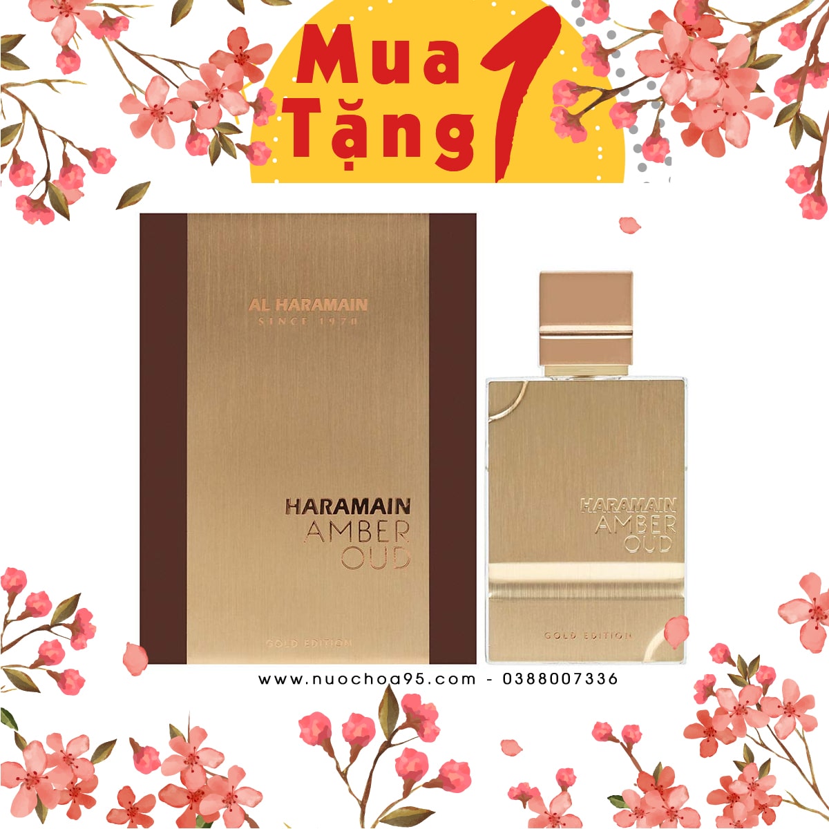 Nước hoa Amber Oud Gold Edition Al Haramain