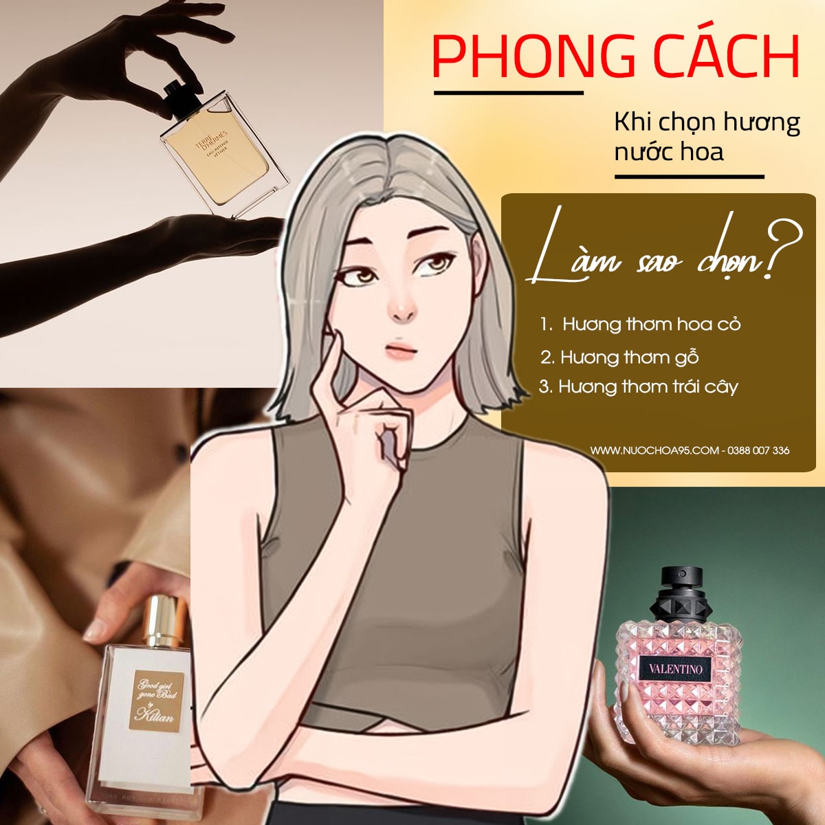 Chọn nước hoa thể hiện phong cách riêng của bạn